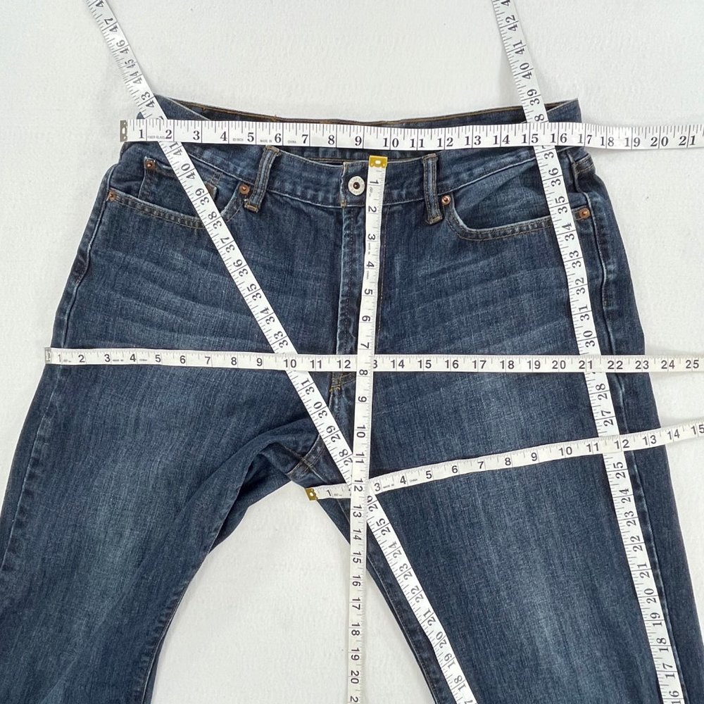 SOLD LUCKY BRAND Mens 33x28 181 Relaxed Straight Leg Jeans Size 34 28" Inseam - Picture 13 of 16